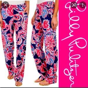 LILLY PULITZER | Georgia May Pull On Wide Leg Knit Pants Women’s Size X-Small